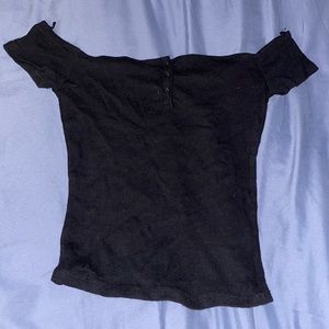 Off the Shoulder Crop Top